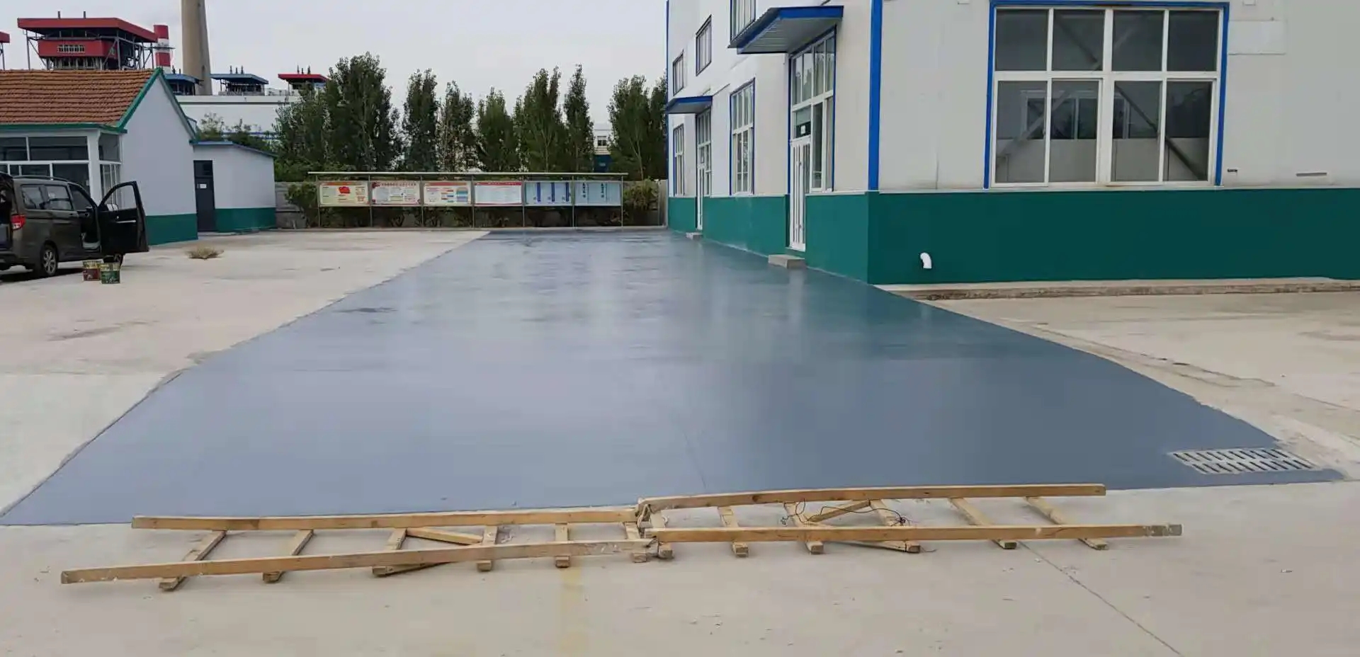 彭水车间厂房地坪漆修补翻新